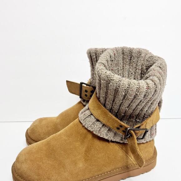 UGG CAMBRIDGE BROWN WINTER BOOTS WOMEN SIZE USA 7 - Picture 6 of 8